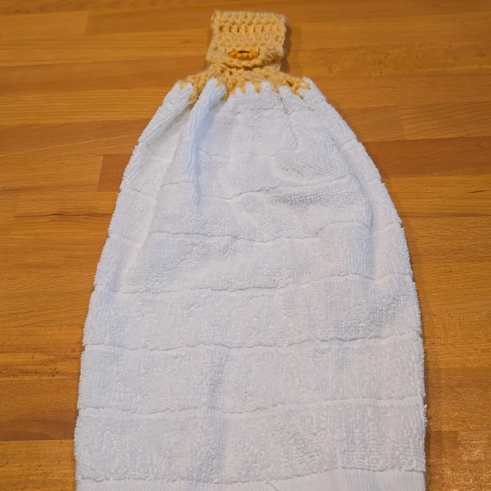 Handmade Hanging Hand Towel - Sunflower